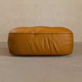 Ottoman-Top Grain Leather-Camel