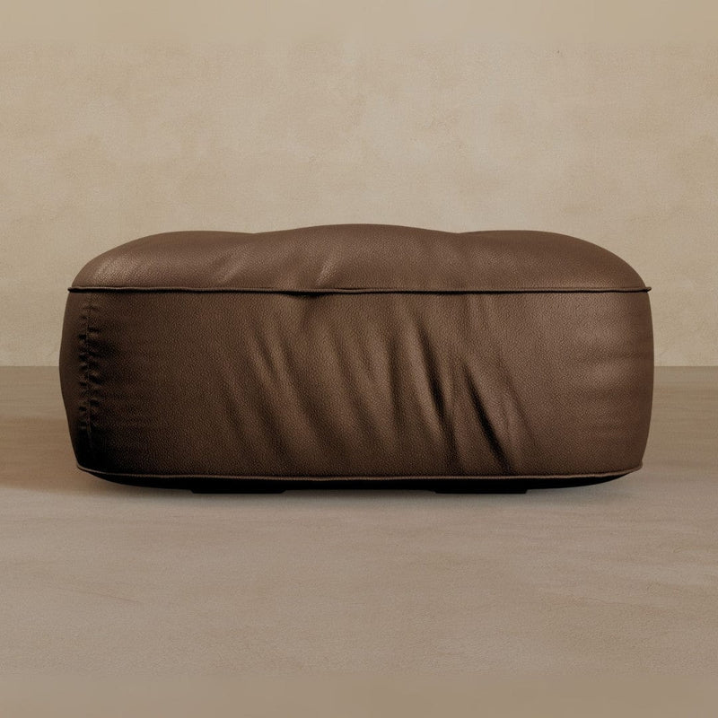 Ottoman-Top Grain Leather-Espresso
