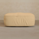 Ottoman-Top Grain Leather-Fawn