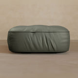 Ottoman-Top Grain Leather-Graphite