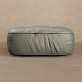 Ottoman-Top Grain Leather-Greige