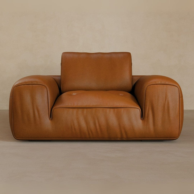 Single-Full Grain Leather-Brandy