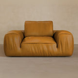 Single-Full Grain Leather-Camel