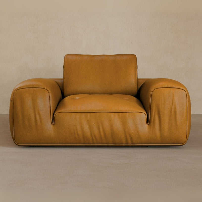 Single-Full Grain Leather-Camel