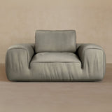 Single-Full Grain Leather-Greige