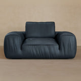 Single-Full Grain Leather-Navy