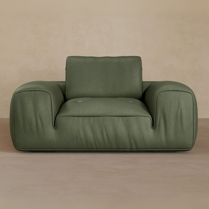 Single-Full Grain Leather-Sage