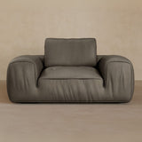 Single-Full Grain Leather-Stone