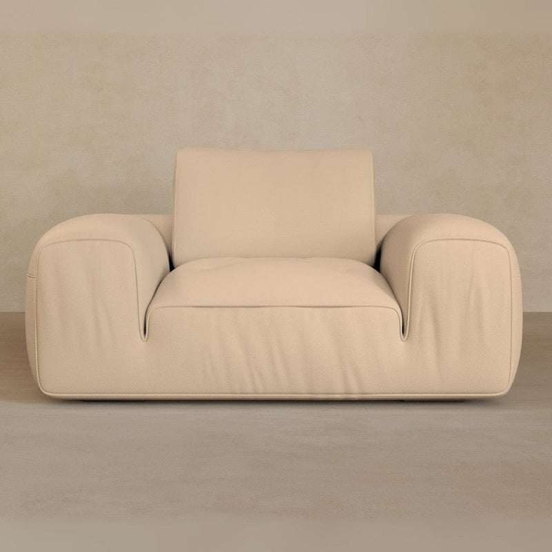 Single-Top Grain Leather-Chalk