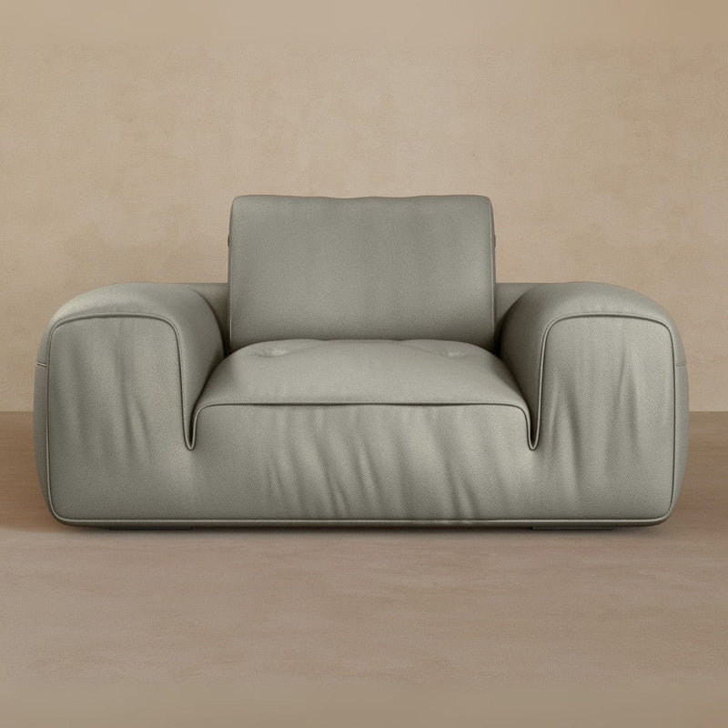 Single-Top Grain Leather-Greige