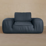 Single-Top Grain Leather-Navy