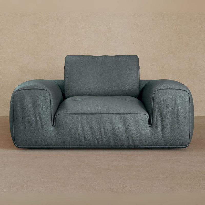 Single-Top Grain Leather-Pewter