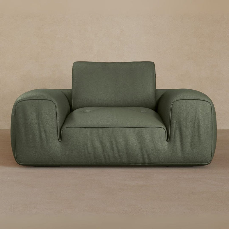 Single-Top Grain Leather-Sage