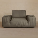 Single-Top Grain Leather-Stone