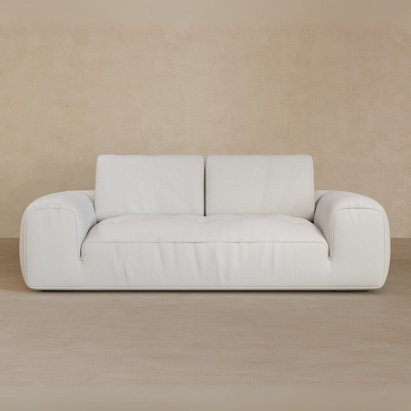 2 Seater-Top Grain Leather-Ivory