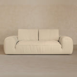  2 Seater-Top Grain Leather-Linen