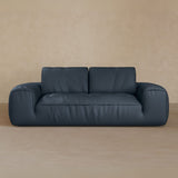  2 Seater-Top Grain Leather-Navy