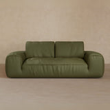  2 Seater-Top Grain Leather-Olive