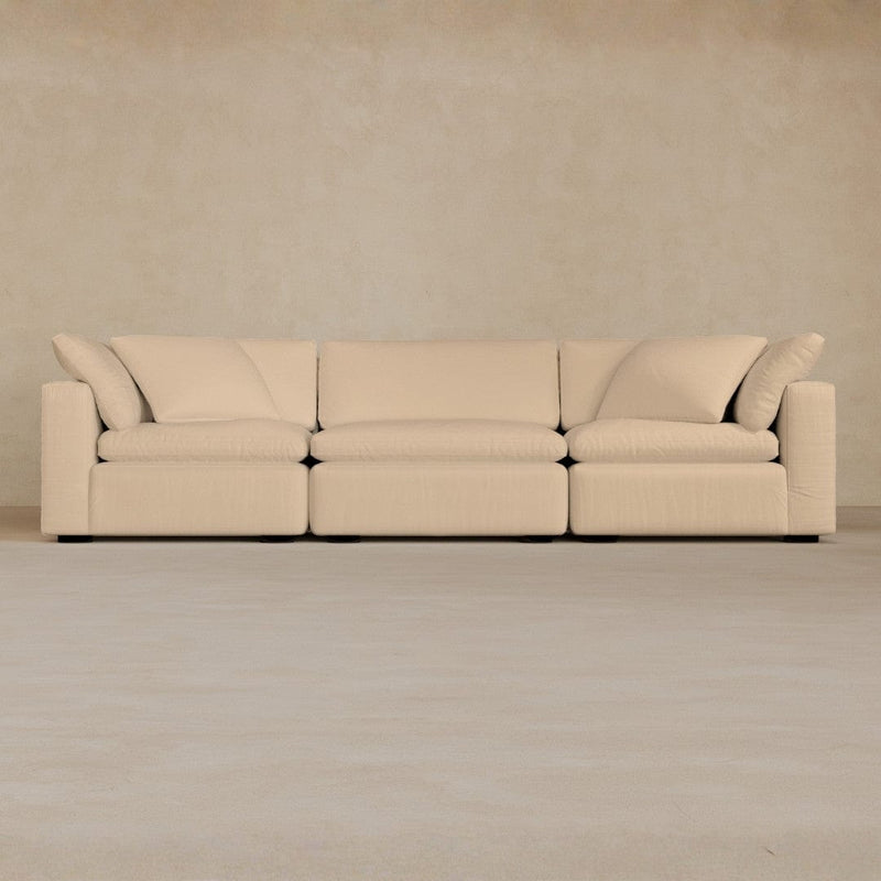 3 Modular-Full Grain Leather-Chalk