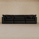 3 Modular-Full Grain Leather-Charcoal