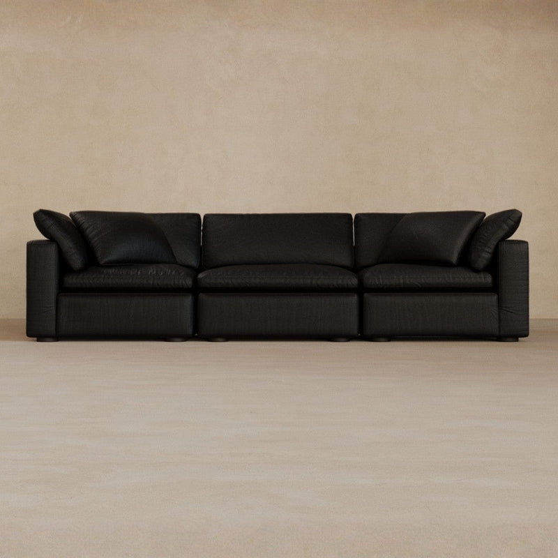 3 Modular-Full Grain Leather-Charcoal