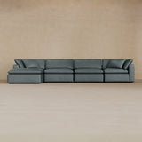 4 Modular-Full Grain Leather-Pewter