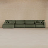 4 Modular-Full Grain Leather-Sage