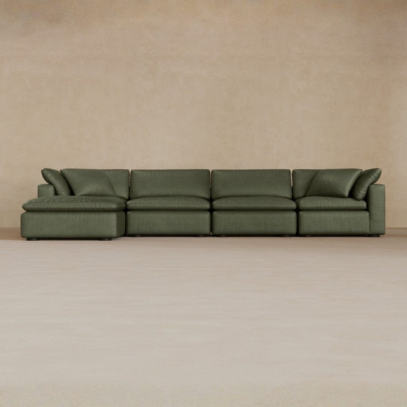 4 Modular-Full Grain Leather-Sage