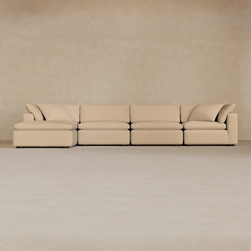 4 Modular-Top Grain Leather-Chalk