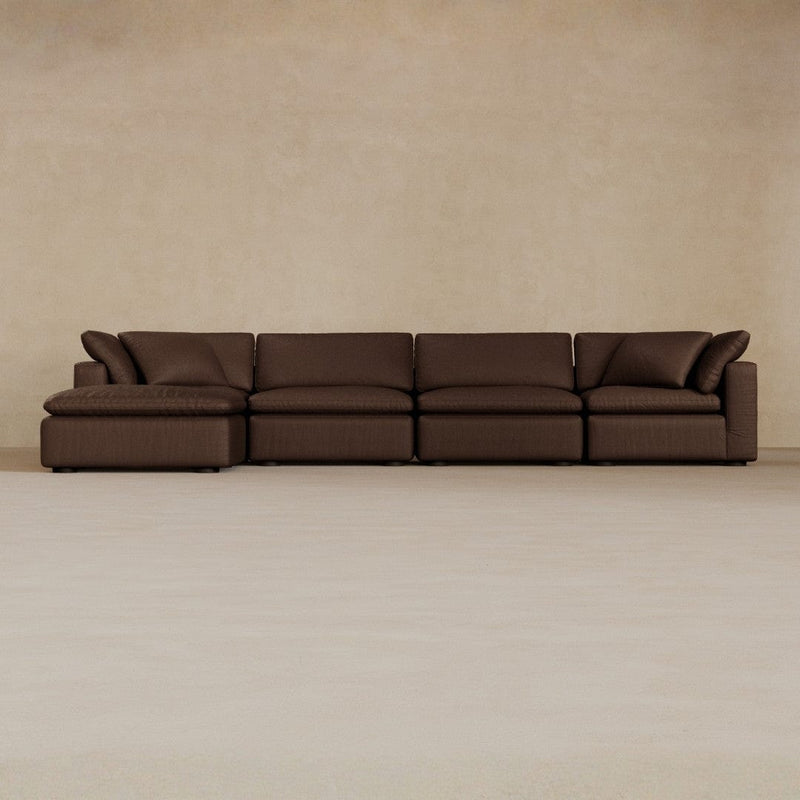 4 Modular-Top Grain Leather-Espresso