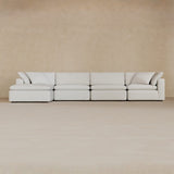 4 Modular-Top Grain Leather-Ivory