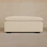 Ottoman-Full Grain Leather-Alabaster