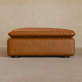 Ottoman-Full Grain Leather-Brandy