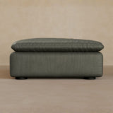 Ottoman-Full Grain Leather-Graphite