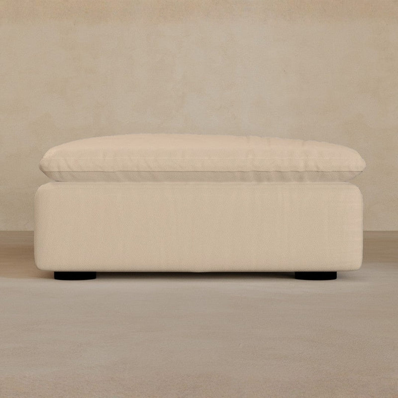 Ottoman-Full Grain Leather-Shell