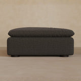 Ottoman-Linen Blend Charcoal