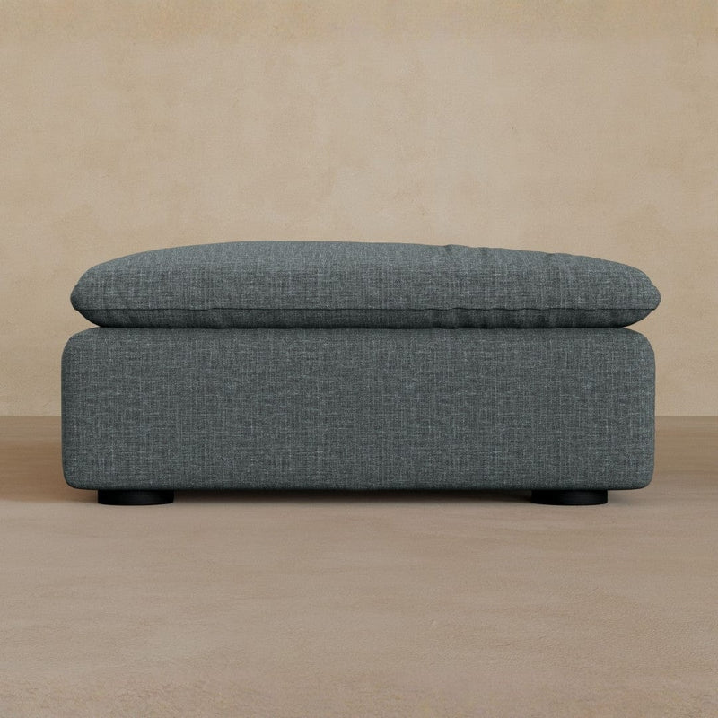 Ottoman-Linen Blend Pewter