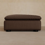 Ottoman-Top Grain Leather-Espresso