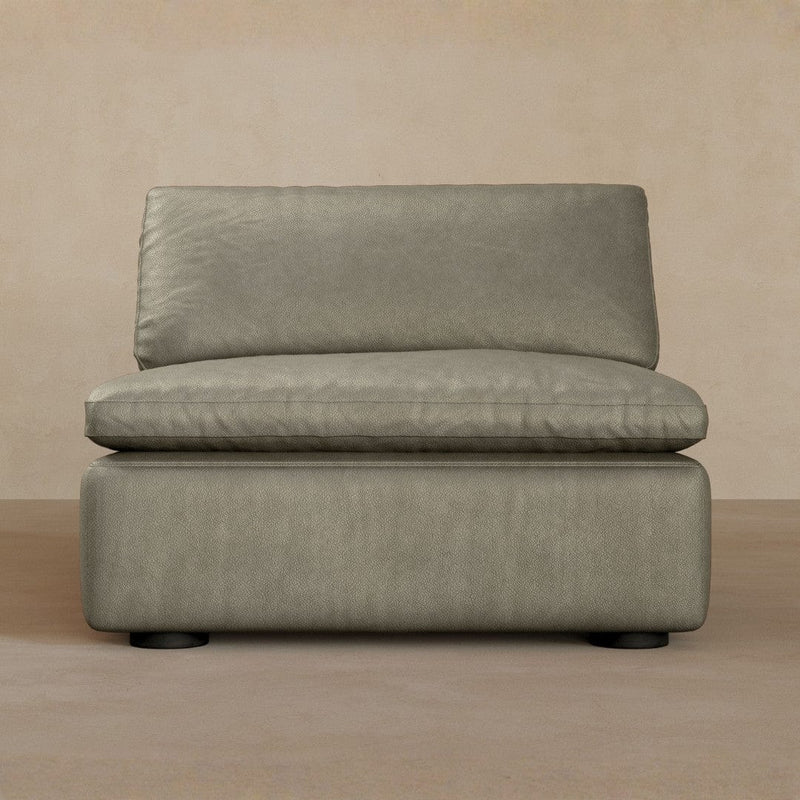 Single-Full Grain Leather-Greige