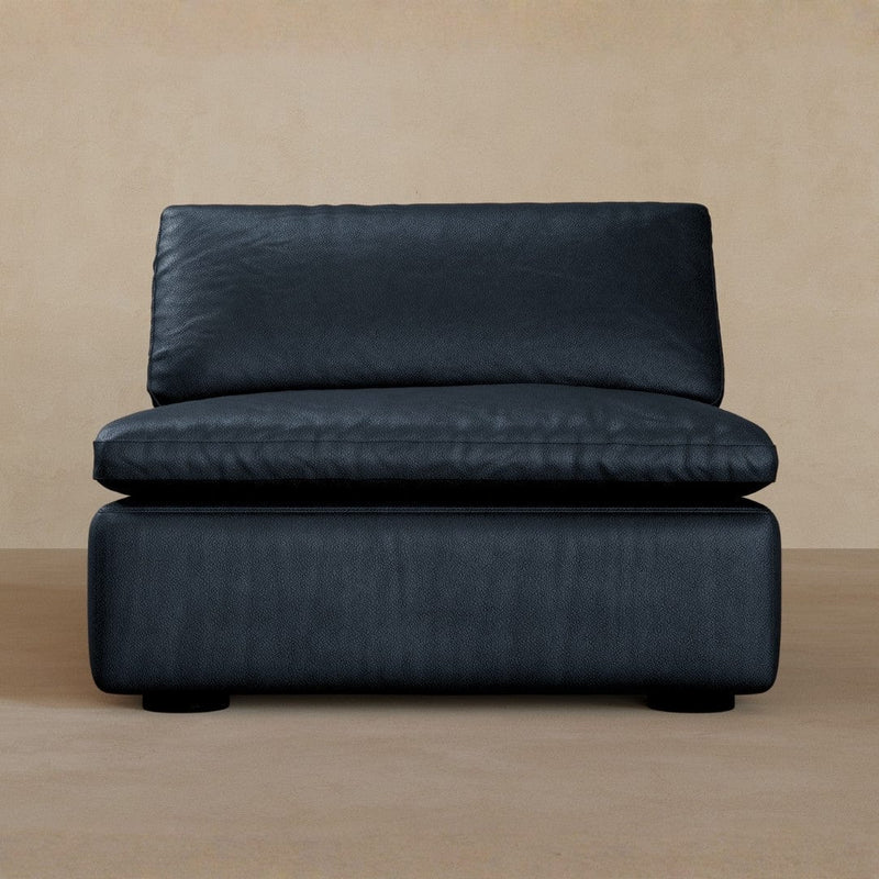 Single-Full Grain Leather-Navy