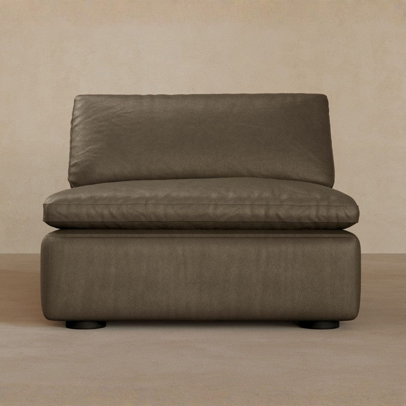 Single-Full Grain Leather-Stone