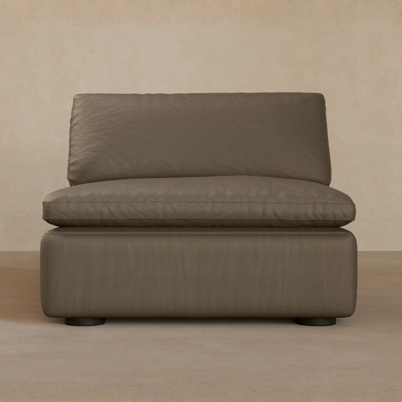 Single-Top Grain Leather-Stone