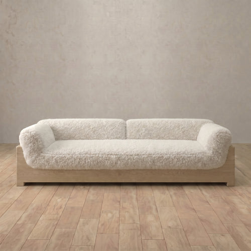 Cove Sofa Shearling Loveseat (87")