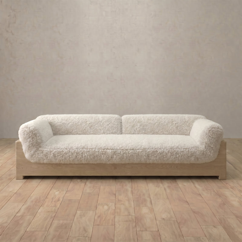 Cove Sofa Shearling Loveseat (87