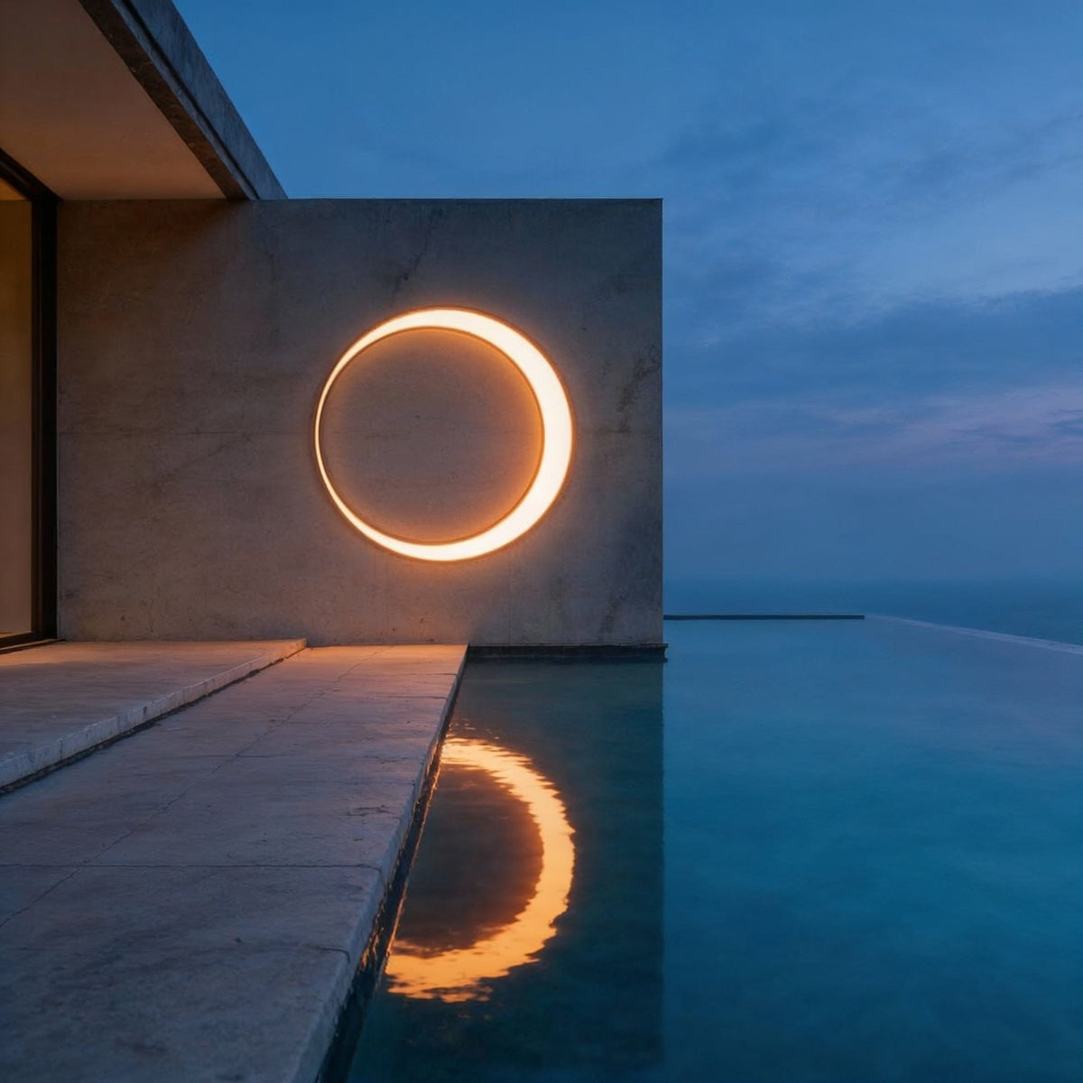 Eclipse Glow Outdoor Light — lifestyle