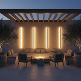 Stripe Lined Wall Light