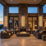 Stripe Lined Wall Light