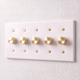 White with Brass::5 Gang