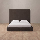 Linen Blend Truffle — Custom Headboard