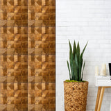 Avant-garde Wood Mosaic Wall Panel — product image 2